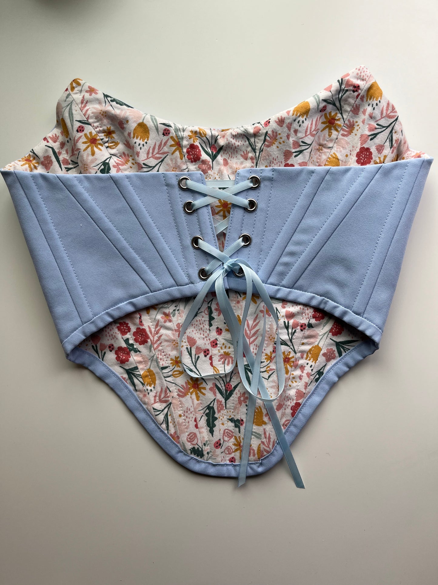 Strapless Sky blue corset🩵