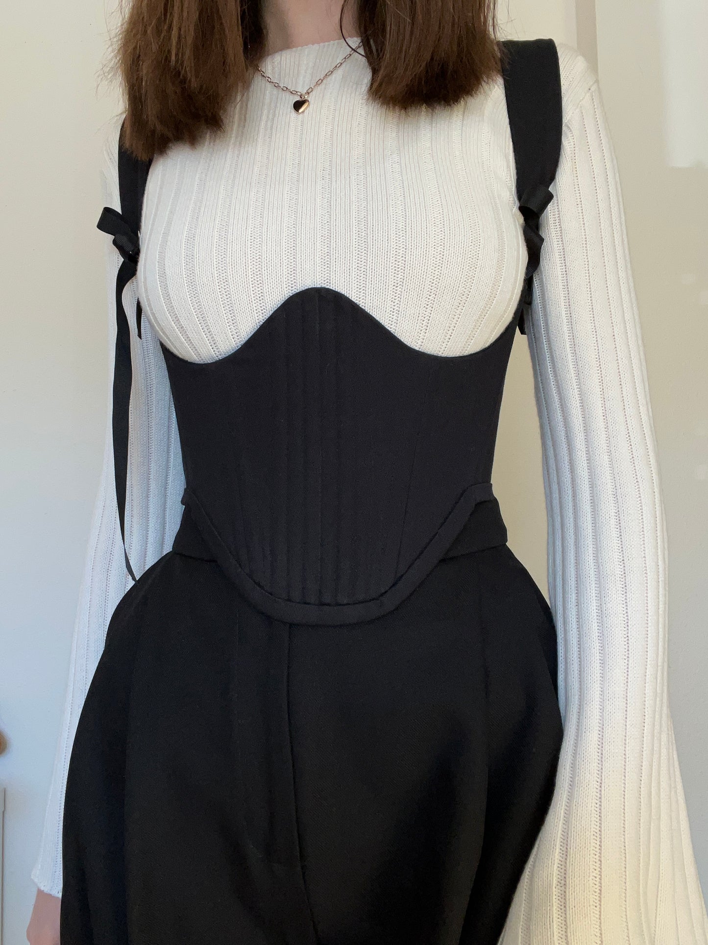 Black underbust corsage 🖤