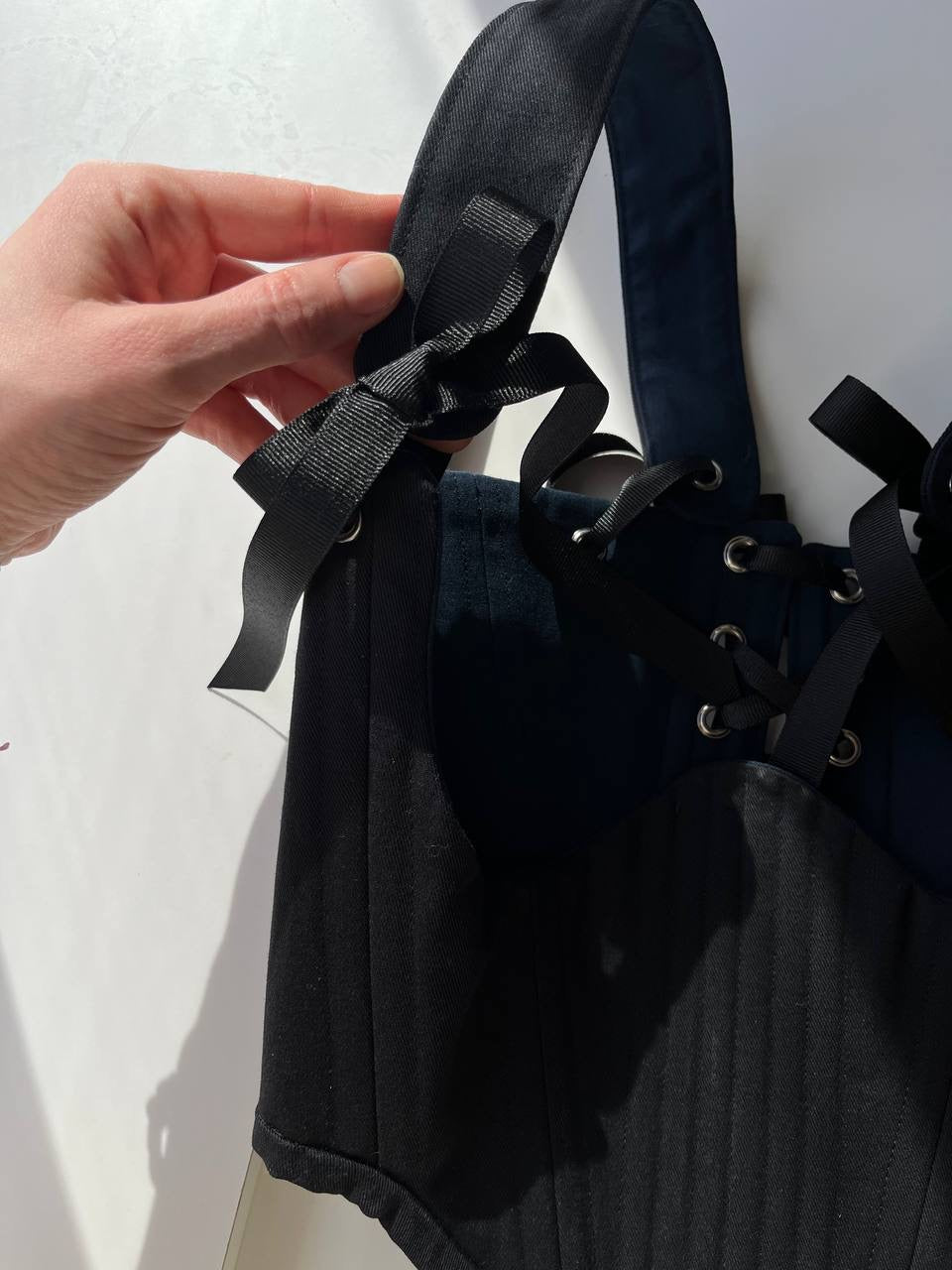 Black underbust corsage 🖤