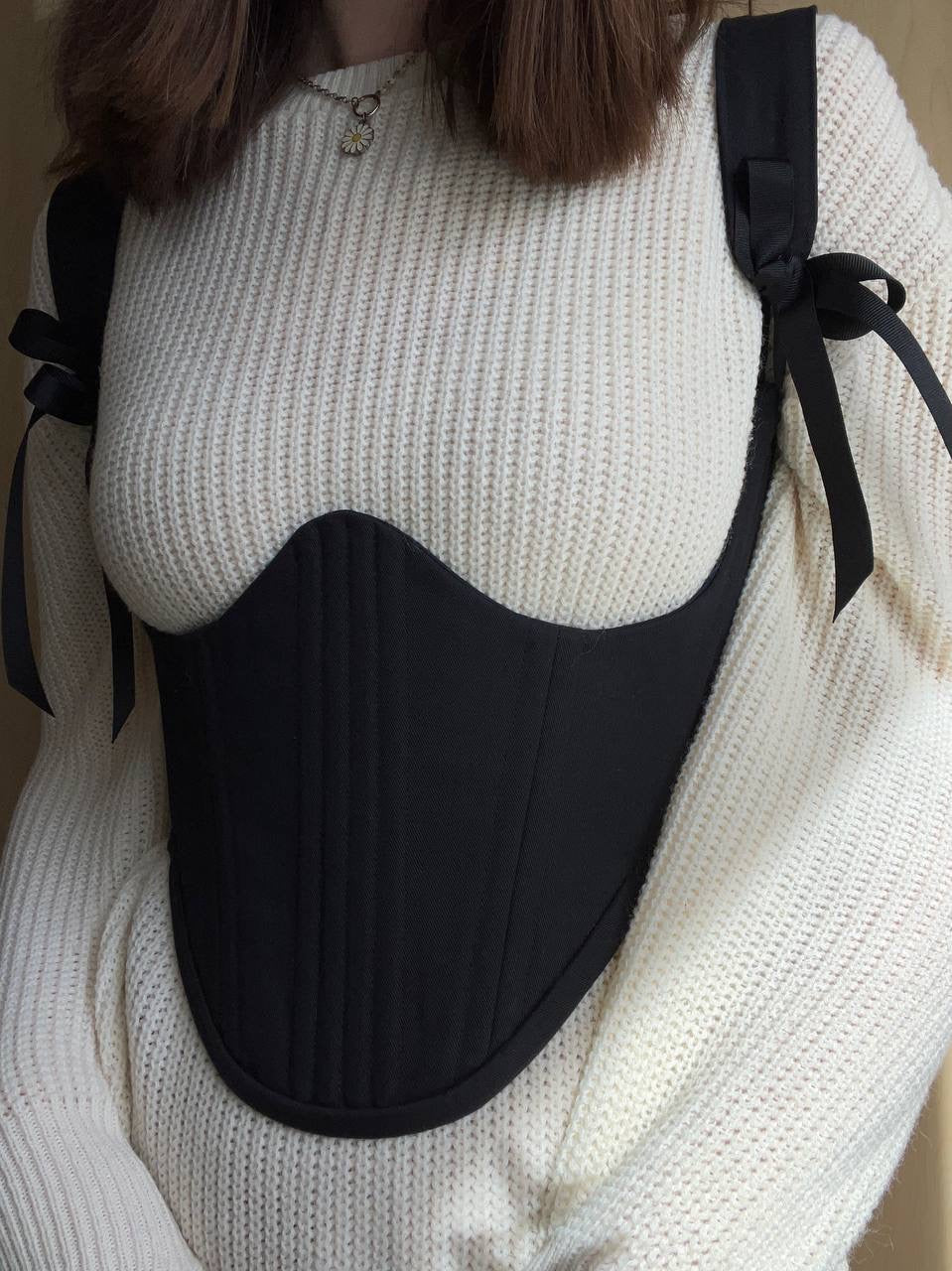 Black underbust corsage 🖤