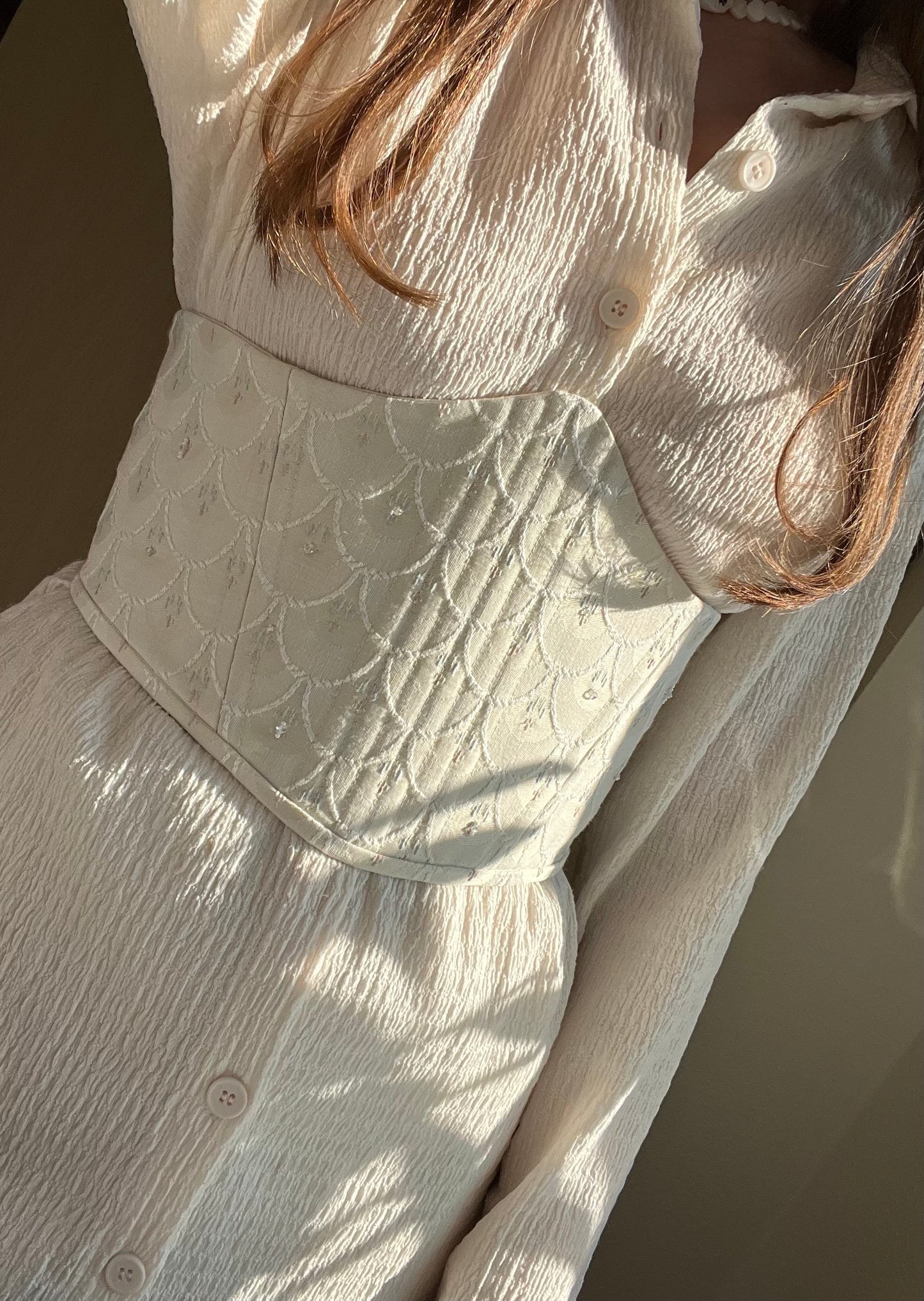 “Nerine” underbust corsage belt, size M