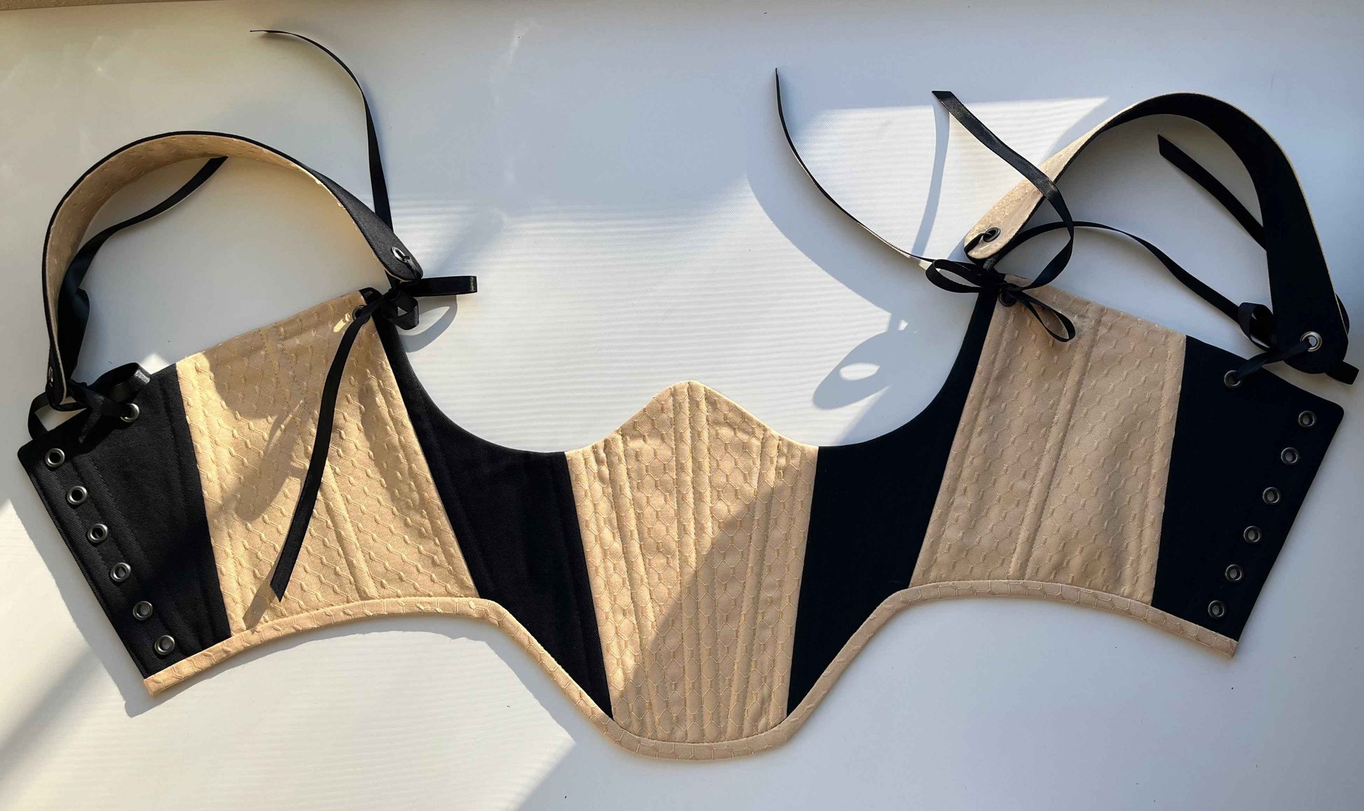 “Aurelia” Gold underbust corsage