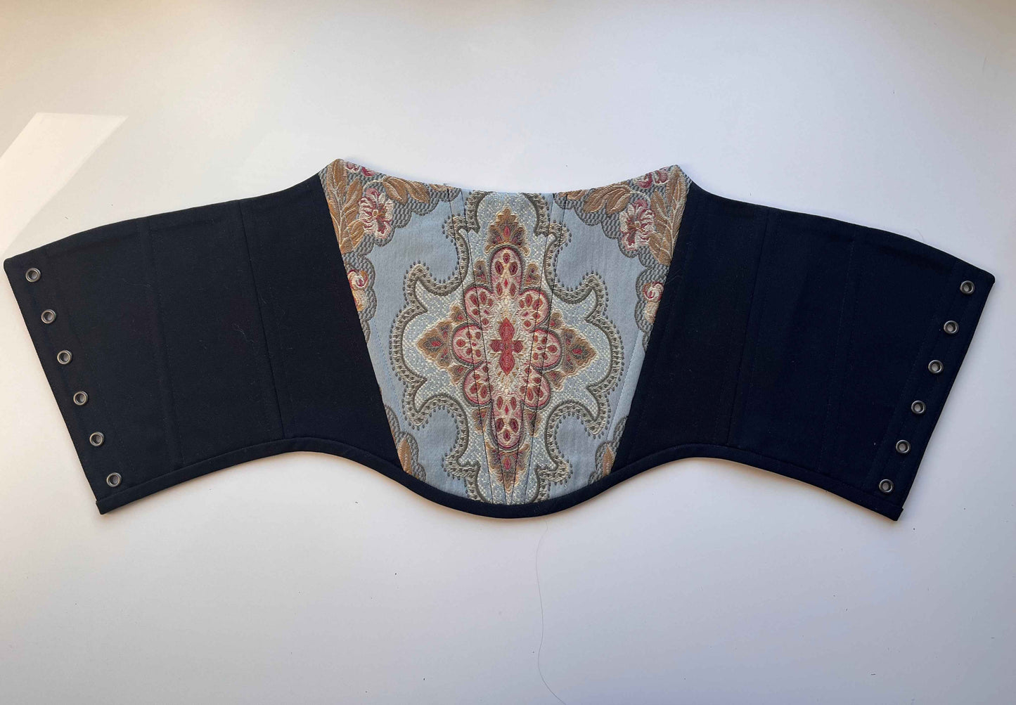 “Azure” strapless corset