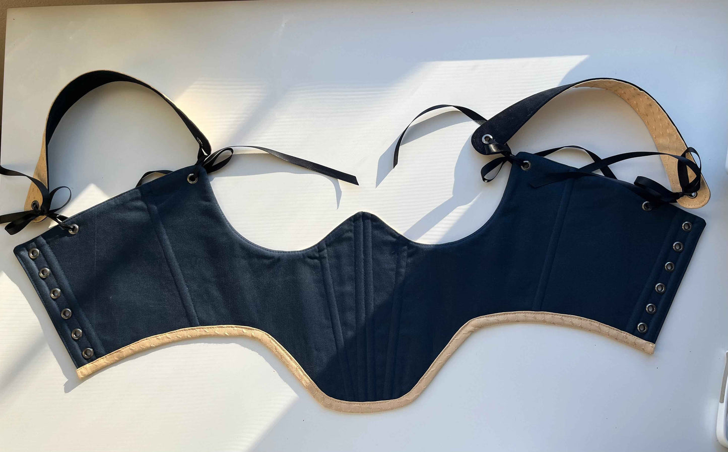 “Aurelia” Gold underbust corsage