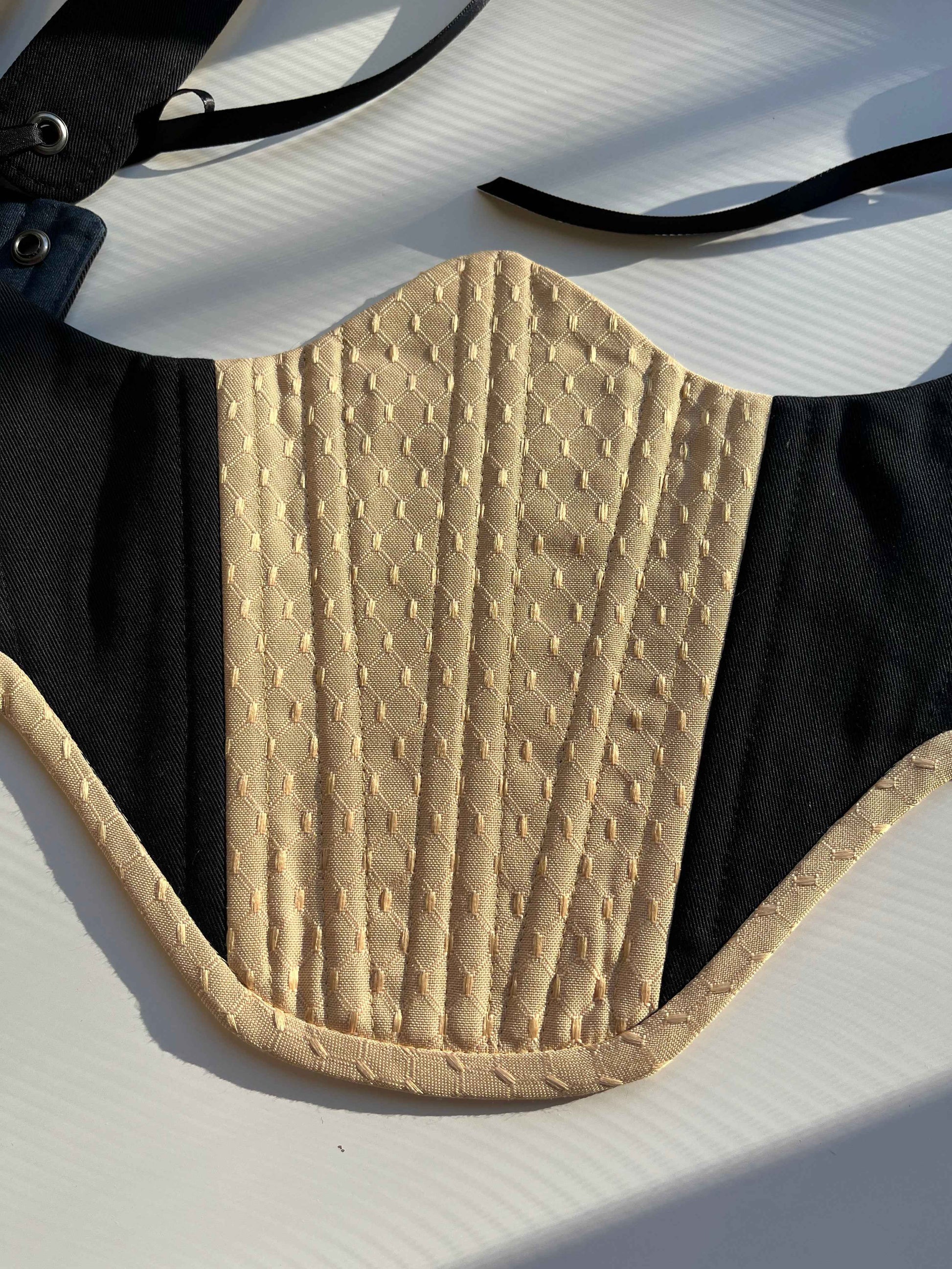 “Aurelia” Gold underbust corsage