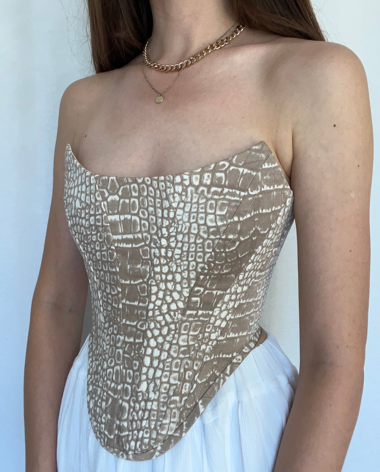 “Python grace” overbust corset, size M