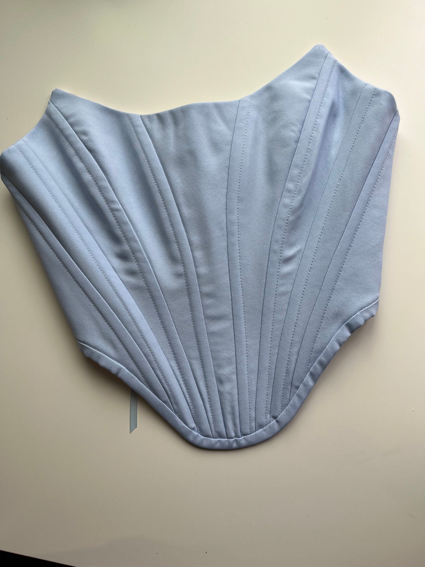 Sky blue corset, size M